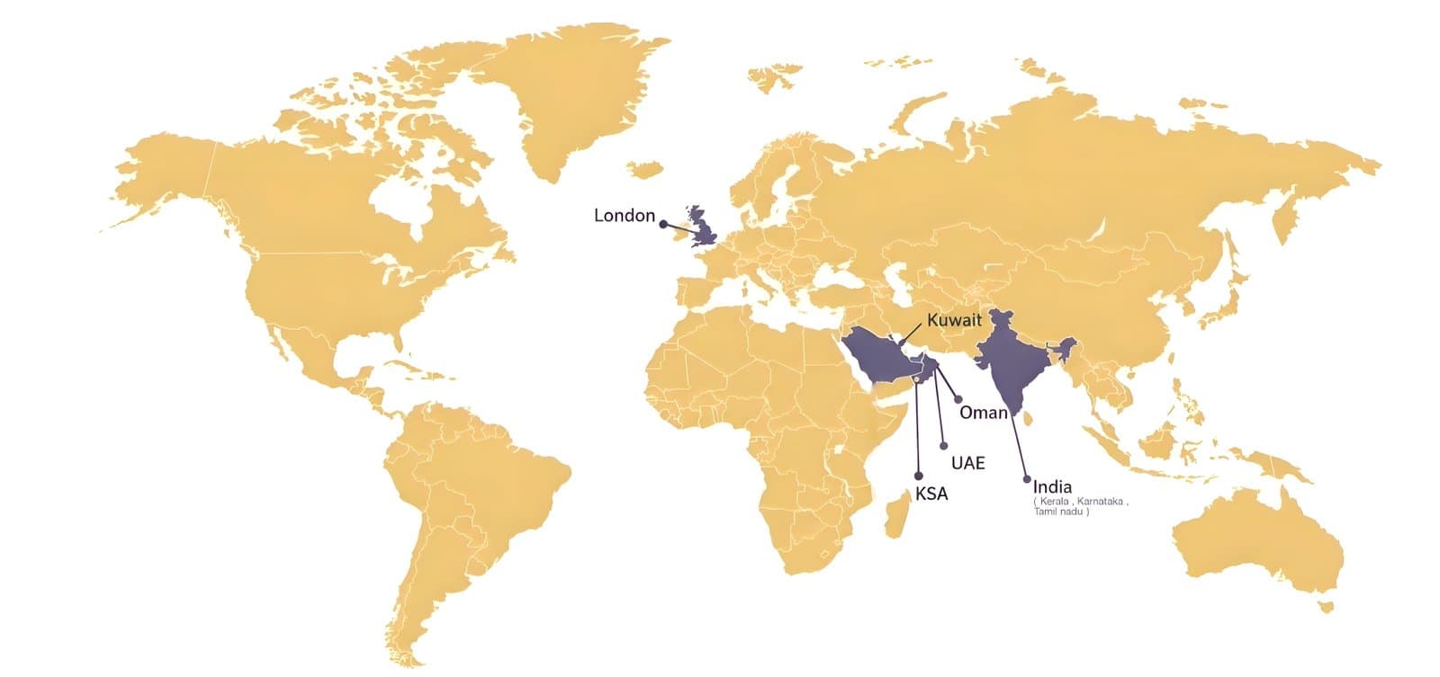 Global Presence Map